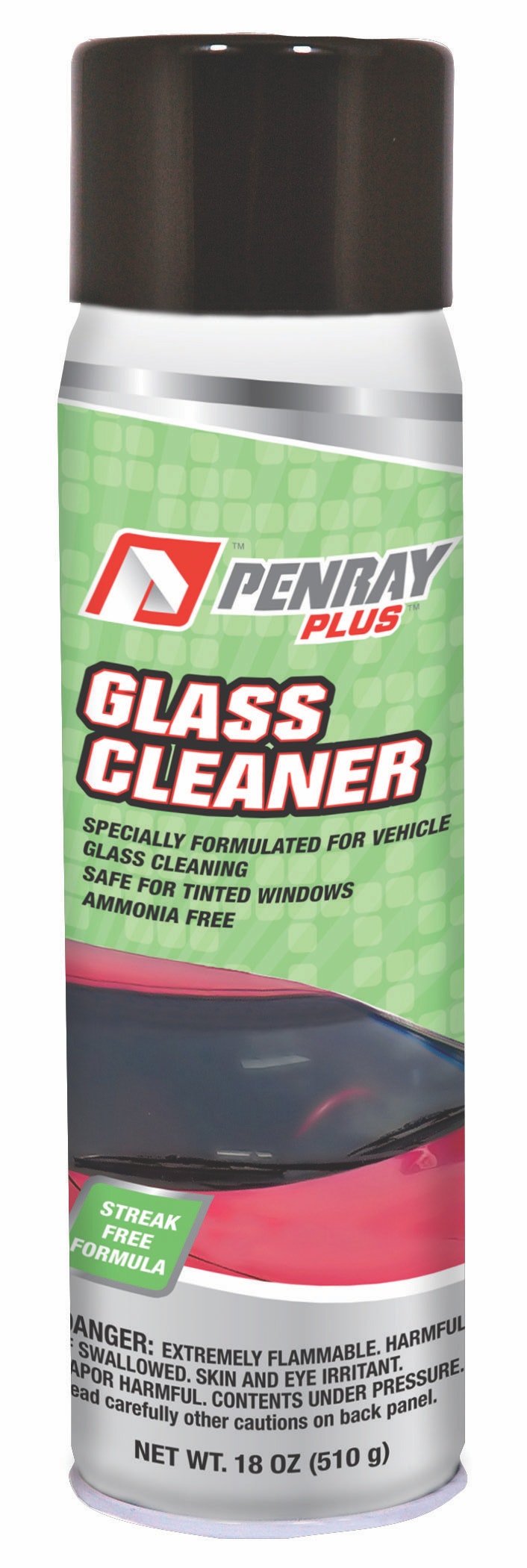 Penray Glass Cleaner is designed for auto glass to cut road grime