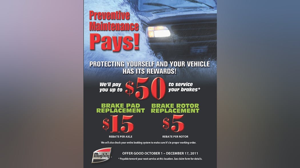 Mighty Offers Rebates On Preventive Maintenance Auto Service Professional