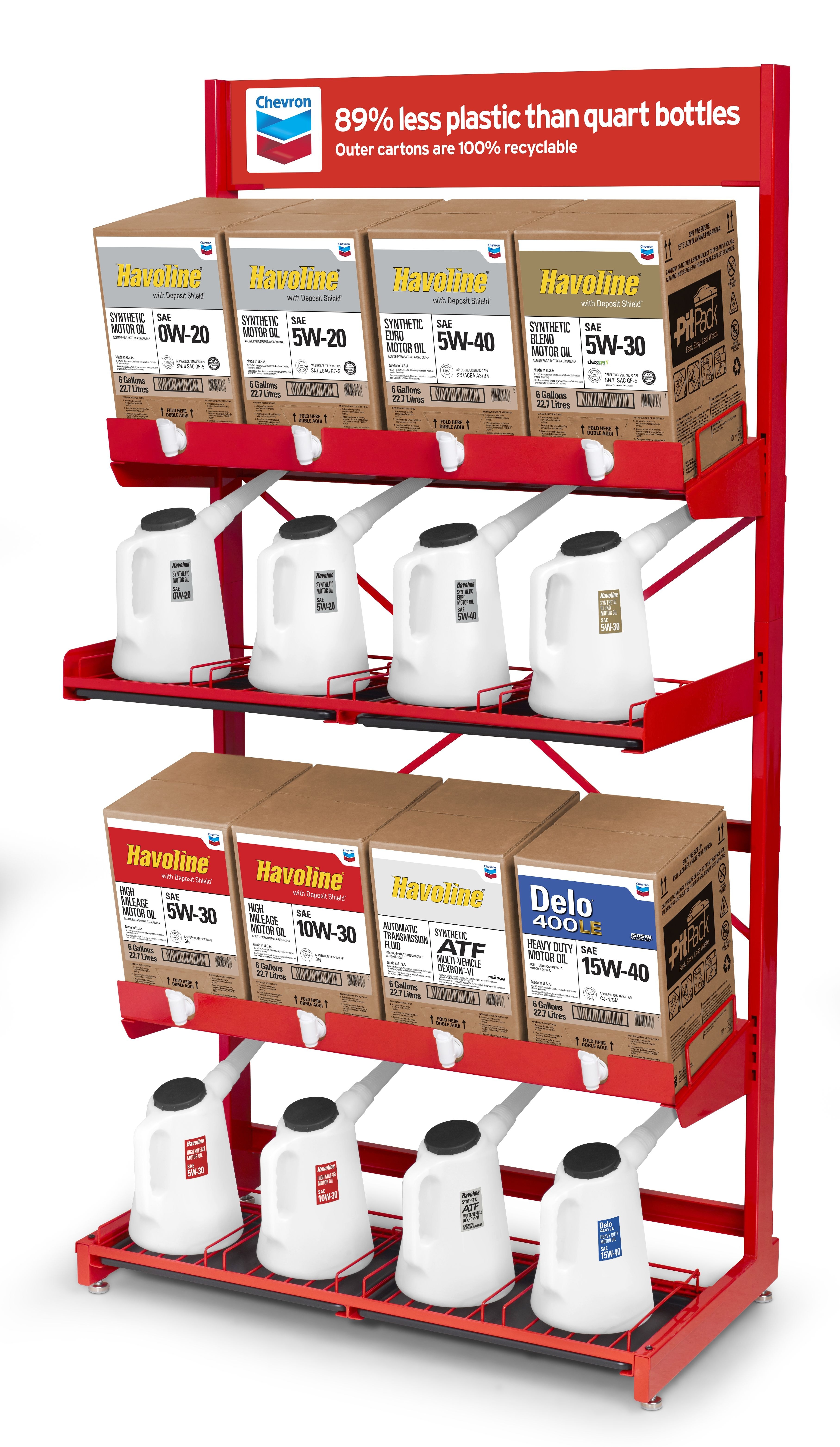 Chevron unveils PitPack motor oil dispensing system Auto Service