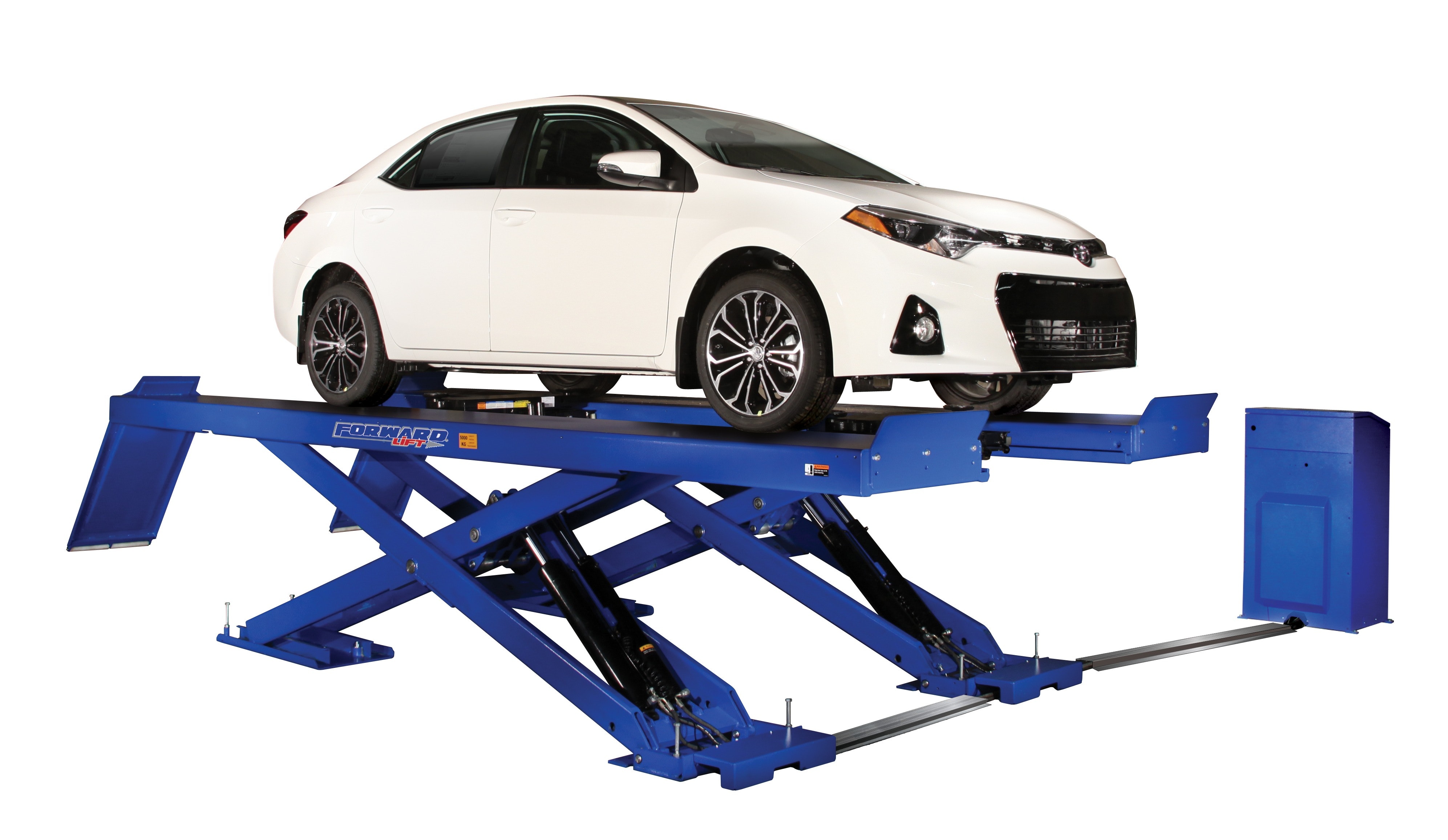Forward Lift has new scissor lift with narrower footprint for tight