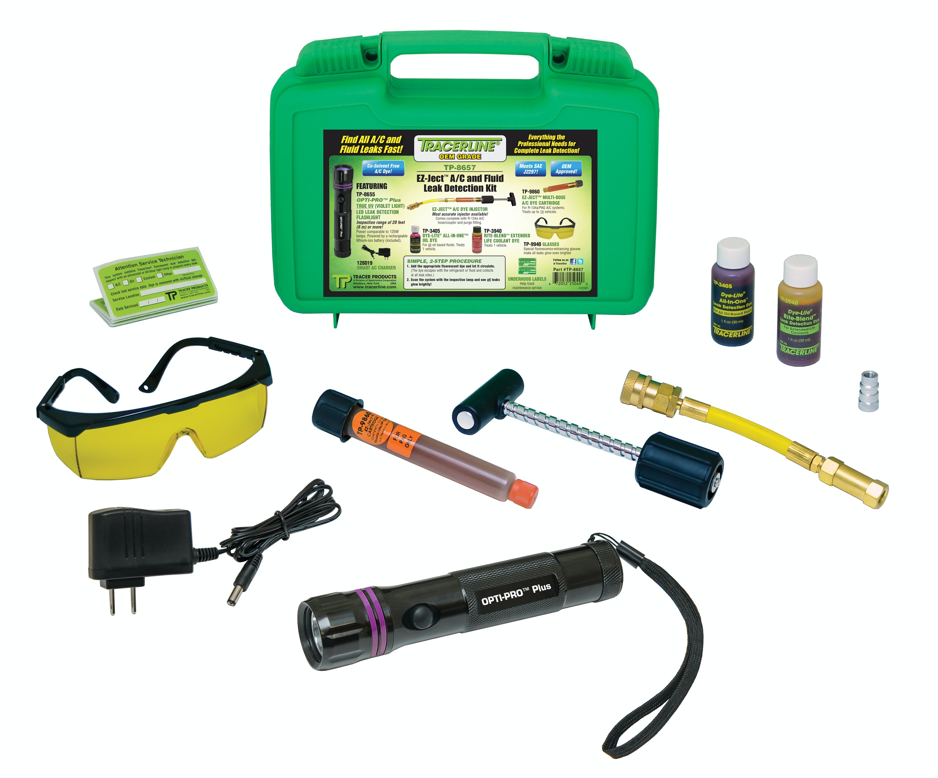 Tracer Articles offers EZJect A/C dye kit Auto Service Professional