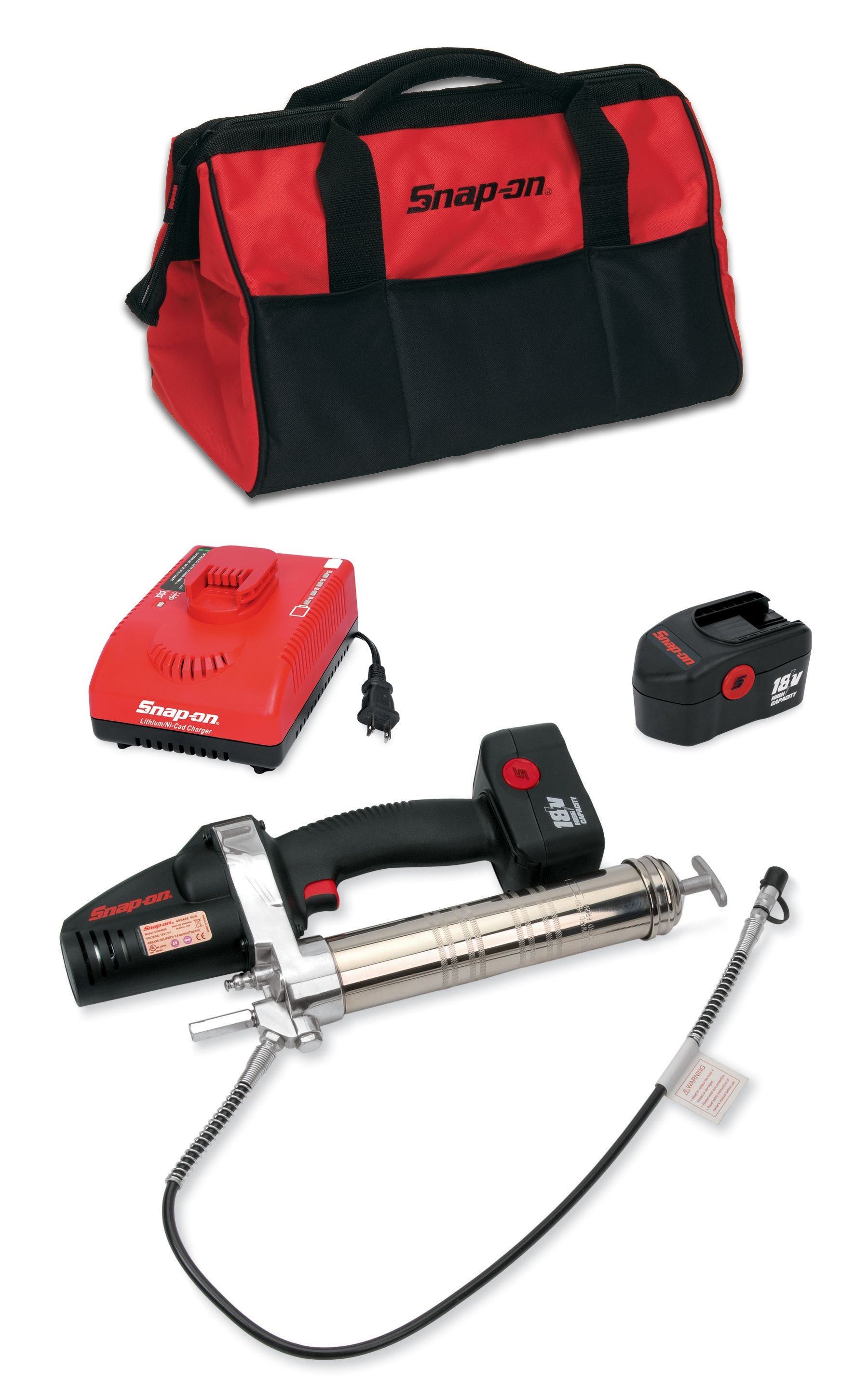 18volt cordless grease gun from Snapon Auto Service Professional