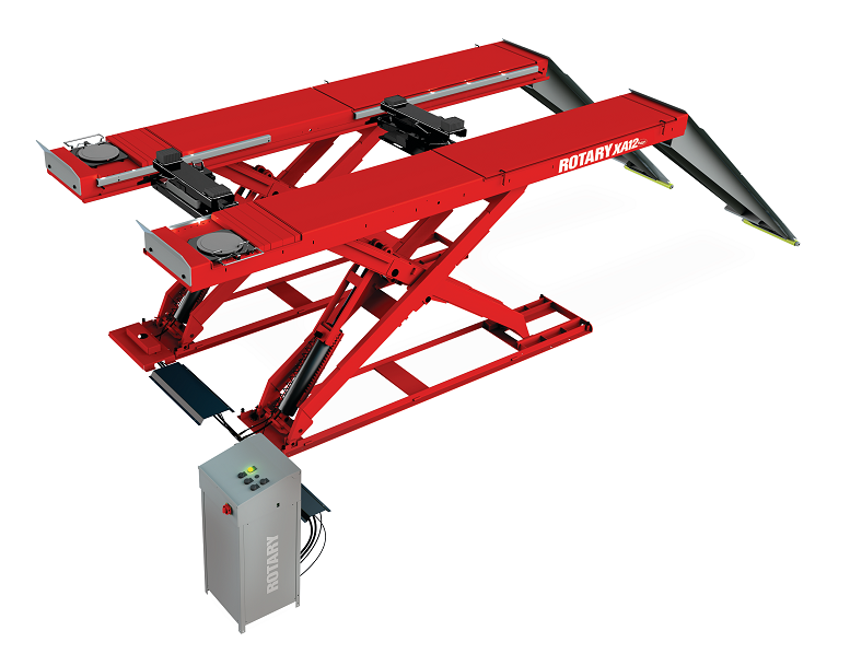 Rotary Releases Alignment Scissor Lift Auto Service Professional