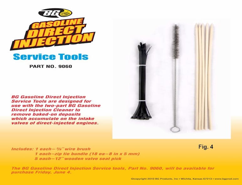 BG Products has developed a kit for cleaning carbon buildup concerns.