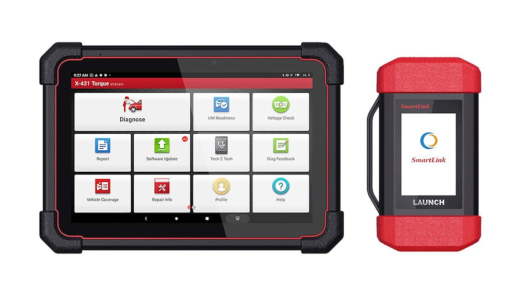 The Android 10.0-based scan tool has added more features like X-431 FIX repair database (driven by Motor), SmartLink VCI, upgraded 4G/128GB storage, optional HD add-on subscription, J2534 Pass Through Programming; FCA/SGW compliance; and more.