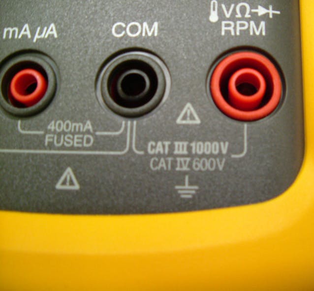 A DVOM that is CAT III rated to 1000 volts is required.