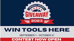 The 2023 Great Prize Giveaway runs from Sept. 1 through Oct. 31.