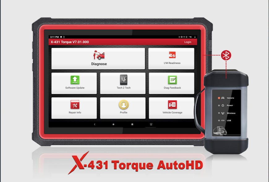 The featured service and calibration functions are designed for growing your business. The X-431 Torque AutoHD Pro can read and erase DTCs of light, medium and heavy-duty vehicles and it has the capability to communicate both wirelessly and wired via Bluetooth and USB.