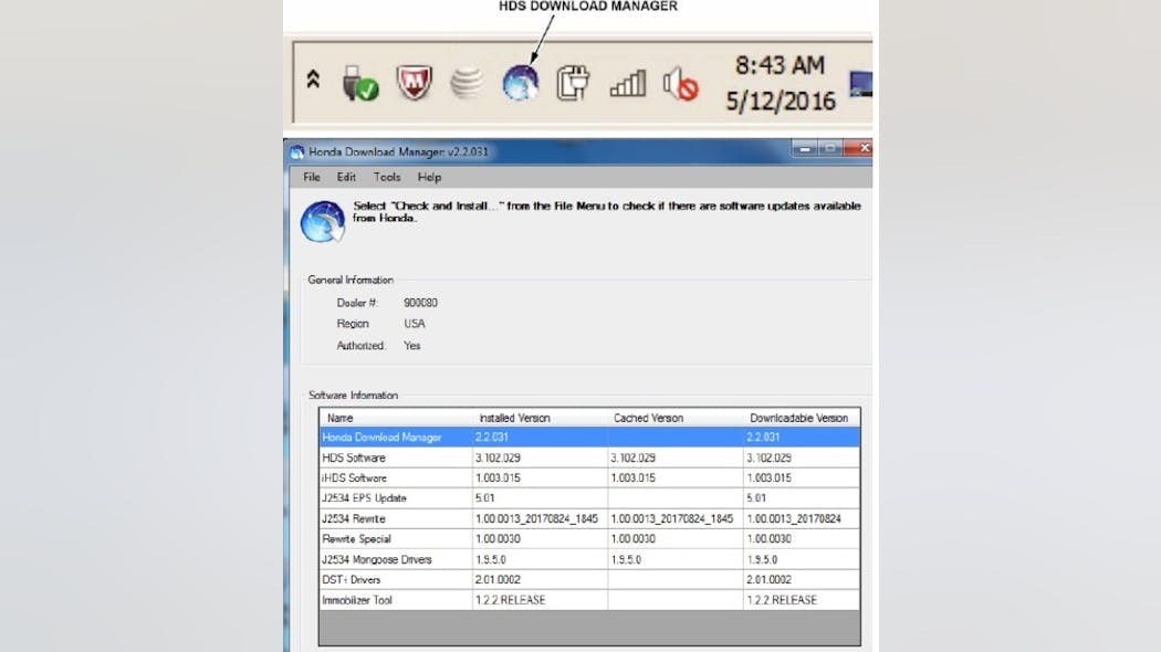 Example of HDS download manager.